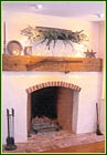 Brick Arch Fireplace