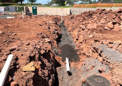 delaware county excavation sewer pipe install