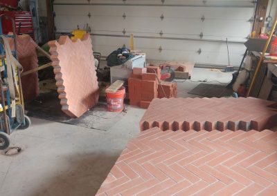 malvern brick fireplace installation